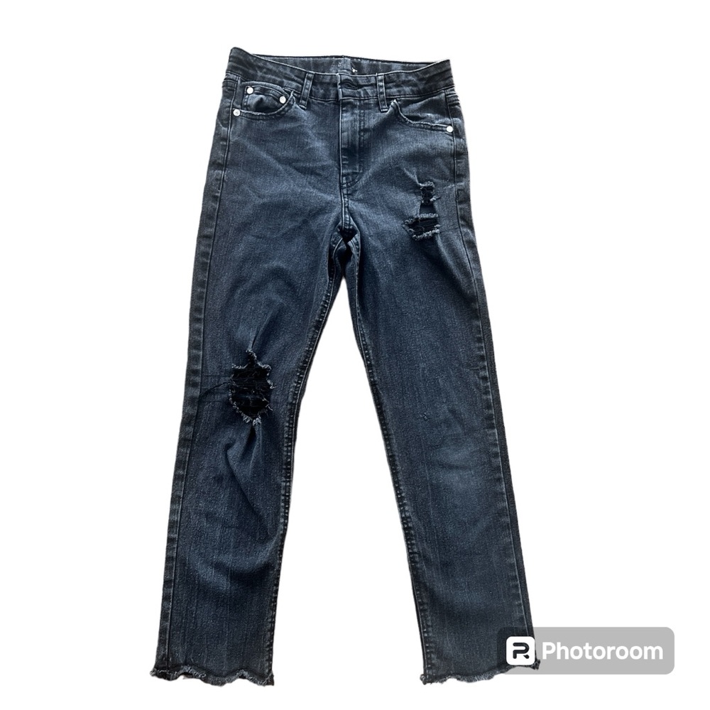 Art Class Girls Distressed Girlfriend Jeans